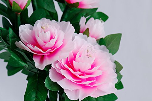 【盆提灯】やまこう グランドルミナス 六花ボタン 大輪の牡丹 LED盆提灯 霊前灯 仏花 供花 フラワーライト 造花 生け花 モダン仏壇に サイズ 高さ約40cm 直径(花瓶)16cm Amazon｜やまこう グランドルミナス 六花ボタン 大輪の牡丹 LED お盆